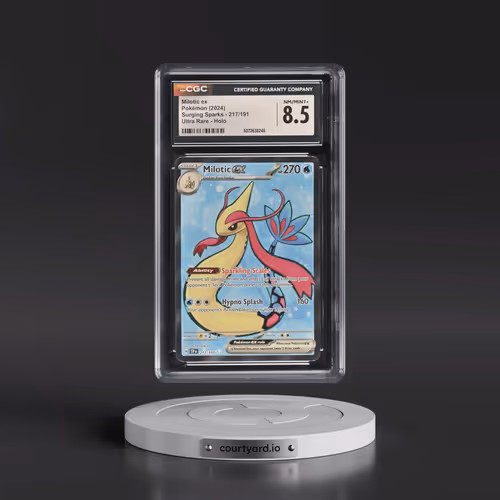 2024 Surging Sparks - SSP EN #217/191 Milotic ex - Ultra Rare Holo (CGC 8.5 NM-MT+)
