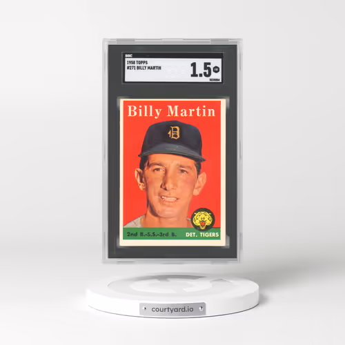 1958 Topps #271 Billy Martin (SGC 1.5 FR)