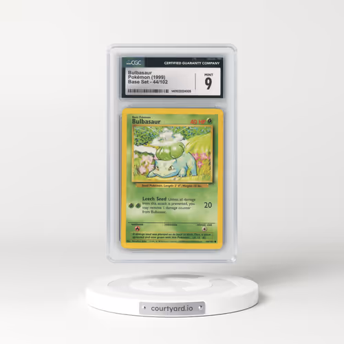 1999 Base Set #44/102 Bulbasaur (CGC 9 MINT)