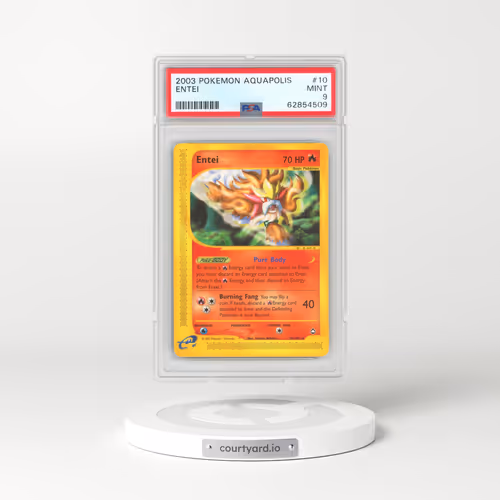 2003 Aquapolis #10 Entei (PSA 9 MINT)