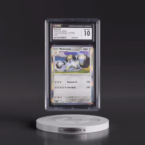 2024 Pokémon Tef EN-Temporal Forces #117 Melmetal (CGC 10 GEM MINT)