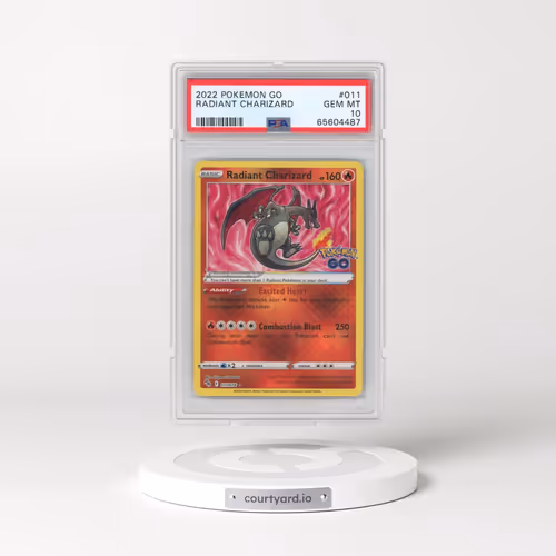 2022 Pokémon Go #011 Radiant Charizard - Holo (PSA 10 GEM MINT)