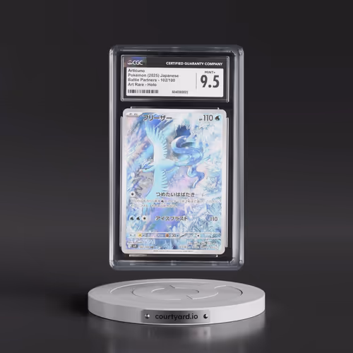 2025 Battle Partners - sv9 #102/100 Articuno - Art Rare Holo (CGC 9.5 MINT+)
