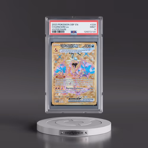 2023 Pokémon Obf EN-Obsidian Flames #228 Charizard EX - Holo Hyper Rare (PSA 9 MINT)