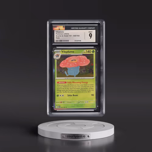 2023 Scarlet & Violet 151 - MEW EN #045/165 Vileplume - Holo (CGC 9 MINT)
