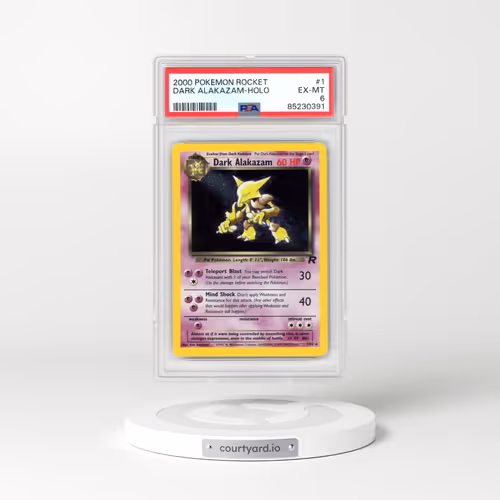 2000 Pokémon Rocket #1 Dark Alakazam - Holo (PSA 6 EX-MT)