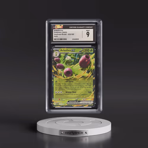 2025 Destined Rivals - DRI EN #023/182 Arboliva ex - Holo (CGC 9 MINT)