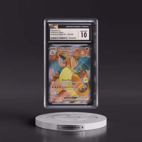2023 Scarlet & Violet 151 - MEW EN #183/165 Charizard ex - Ultra Rare Holo (CGC 10 GEM MINT)