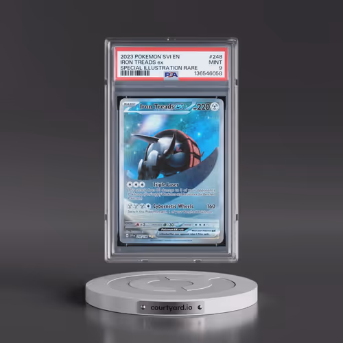 2023 Pokémon Svi EN-Scarlet & Violet #248 Iron Treads EX - Holo Special Illustration Rare (PSA 9 MIN