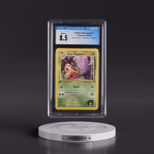 2000 Gym Heroes #48/132 Erika's Weepinbell - 1st Edition 1st Edition (CGC 8.5 NM-MT+)