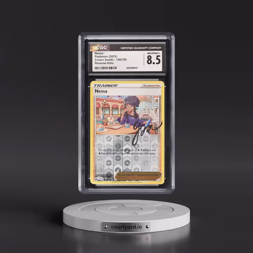 2023 Crown Zenith #136/159 Nessa - Reverse Holo (CGC 8.5 NM-MT+)