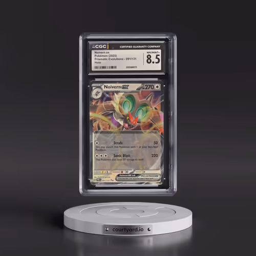 2025 Prismatic Evolutions - PRE EN #091/131 Noivern ex - Holo (CGC 8.5 NM-MT+)