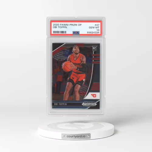 2020 Panini Prizm Draft Picks #47 Obi Toppin (PSA 10 GEM MINT)