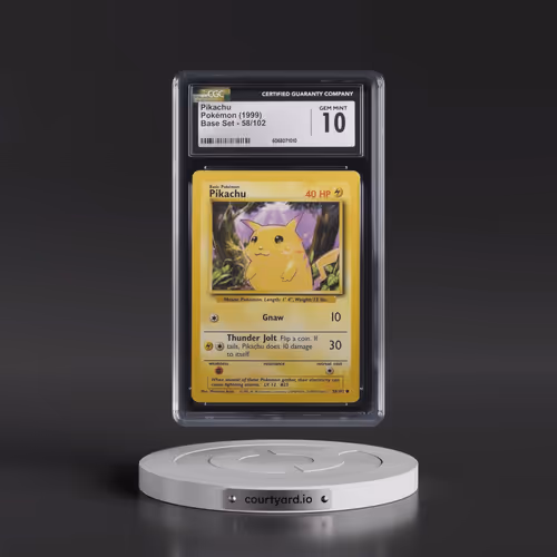 1999 Base Set #58/102 Pikachu - Yellow Cheeks (CGC 10 GEM MINT)