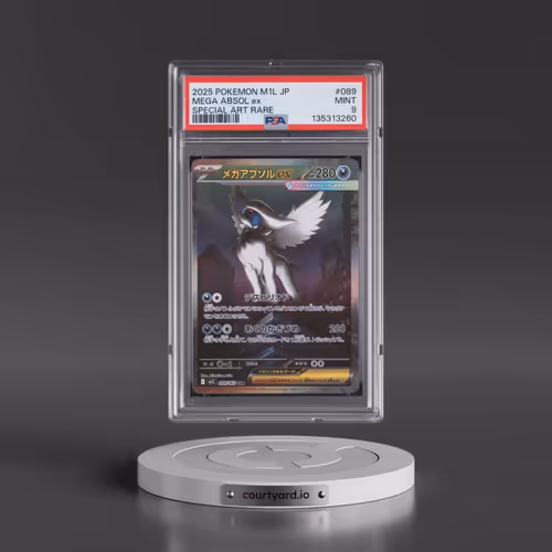 2025 Pokémon M1l-Mega Brave #089 Mega Absol EX - Holo Special Art Rare (PSA 9 MINT)