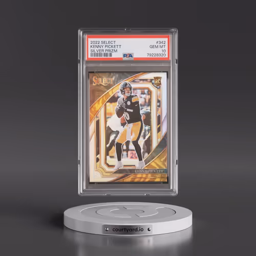 2022 Panini Select #342 Kenny Pickett - Silver Prizm (PSA 10 GEM MINT)