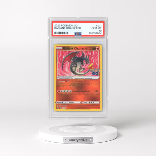 2022 Pokémon Go #011 Radiant Charizard - Holo (PSA 10 GEM MINT)