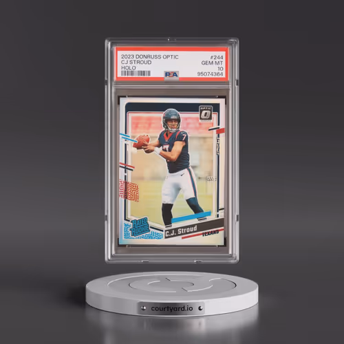2023 Panini Donruss Optic #244 CJ Stroud - Holo (PSA 10 GEM MINT)