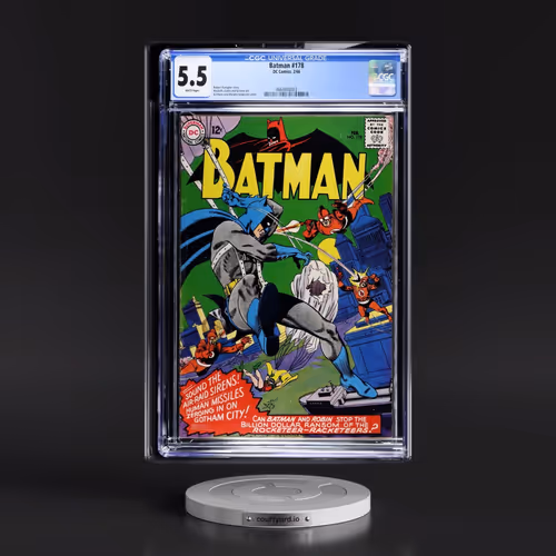 Batman #178 CGC 5.5 White Pages (DC Comics, 2/66) - Universal