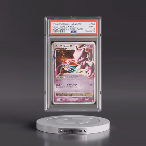 2009 Pokémon Mewtwo LV.X Collection Pack #006 Mewtwo LV.X - Holo (PSA 9 MINT)