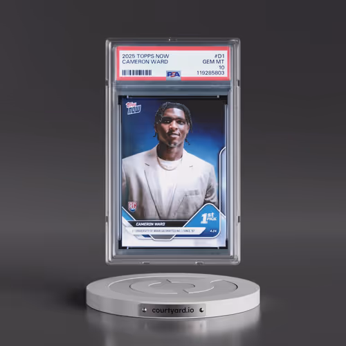 2025 Topps Now #D1 Cameron Ward (PSA 10 GEM MINT)