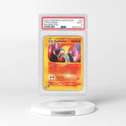 2002 Pokémon Expedition #65 Typhlosion - Reverse Foil (PSA 9 MINT)