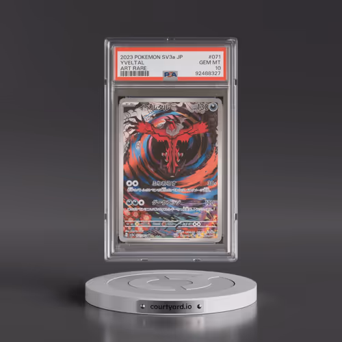 2023 Pokémon Sv3a-Raging Surf #071 Yveltal - Art Rare (PSA 10 GEM MINT)