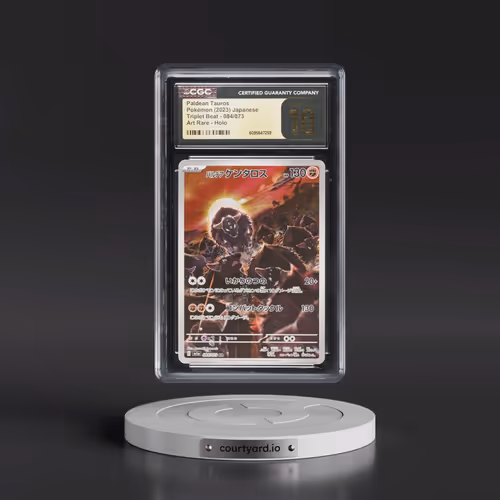 2023 Triplet Beat #084/073 Paldean Tauros - Art Rare Holo (CGC 10 PRISTINE)