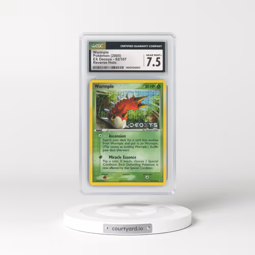 2005 EX Deoxys #82/107 Wurmple - Reverse Holo (CGC 7.5 NM+)