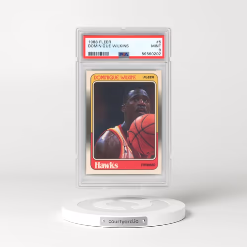 1988 Fleer #5 Dominique Wilkins (PSA 9 MINT)