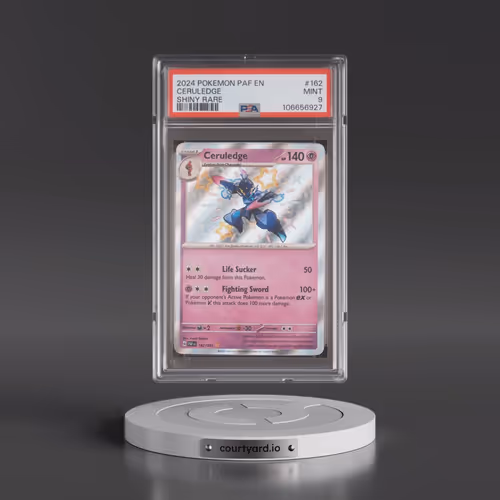 2024 Pokémon Paf EN-Paldean Fates #162 Ceruledge - Shiny Rare (PSA 9 MINT)