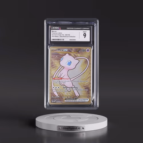 2023 Scarlet & Violet 151 - MEW EN #205/165 Mew ex - Gold Metal - Ultra-Premium Collection (CGC 9 MI