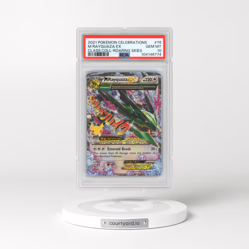 2021 Pokémon Celebrations Classic Collection #76 M Rayquaza EX - Holo (PSA 10 GEM MINT)