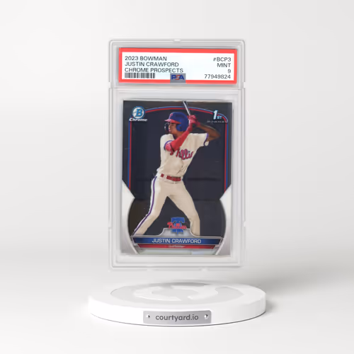 2023 Bowman Chrome Prospects #BCP3 Justin Crawford (PSA 9 MINT)