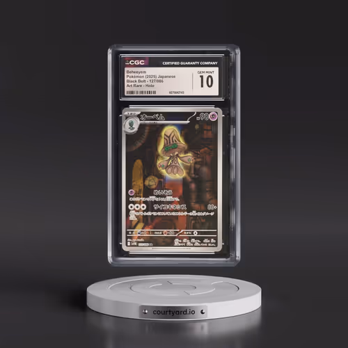 2025 Black Bolt - sv11B #127/086 Beheeyem - Art Rare Holo (CGC 10 GEM MINT)