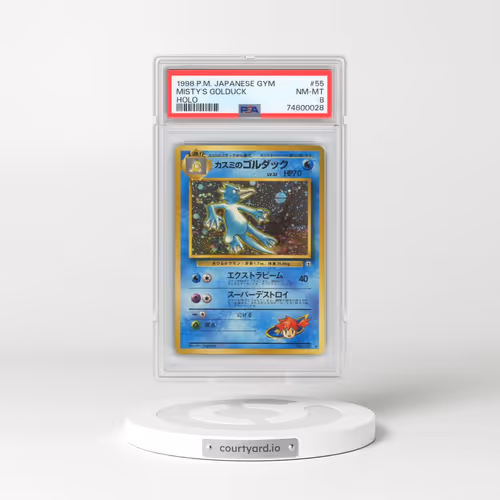 1998 Pokémon Gym #55 Misty's Golduck - Holo (PSA 8 NM-MT)