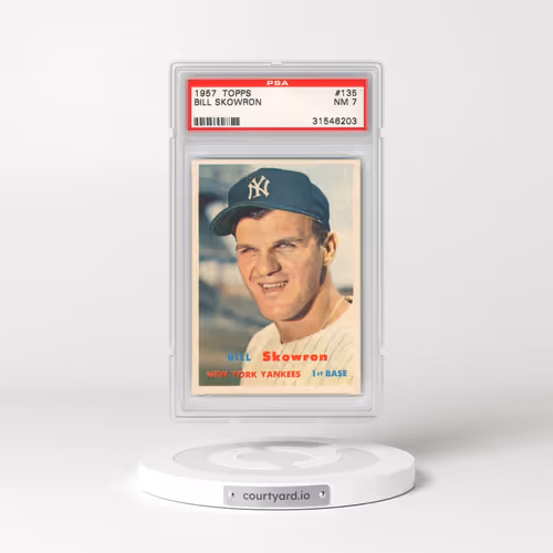 1957 Topps #135 Bill Skowron (PSA 7 NM)