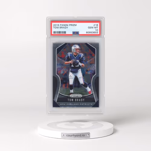 2019 Panini Prizm #18 Tom Brady (PSA 10 GEM MINT)