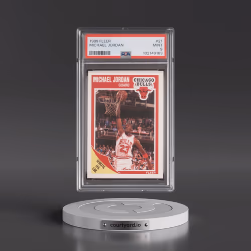 1989 Fleer #21 Michael Jordan (PSA 9 MINT)