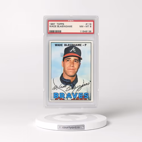1967 Topps #119 Wade Blasingame (PSA 8 NM-MT)