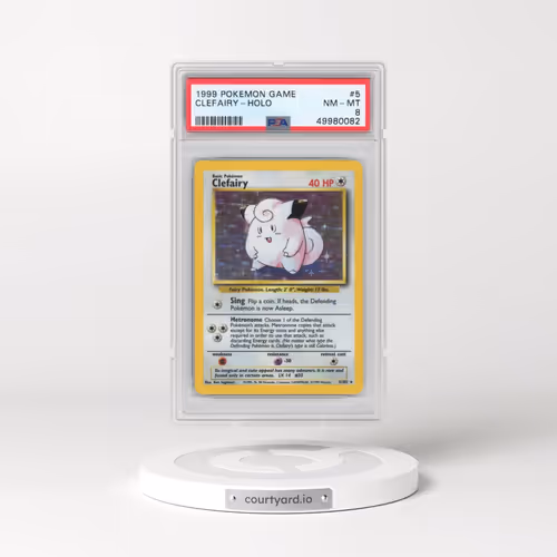 1999 Pokémon Game #5 Clefairy - Holo (PSA 8 NM-MT)