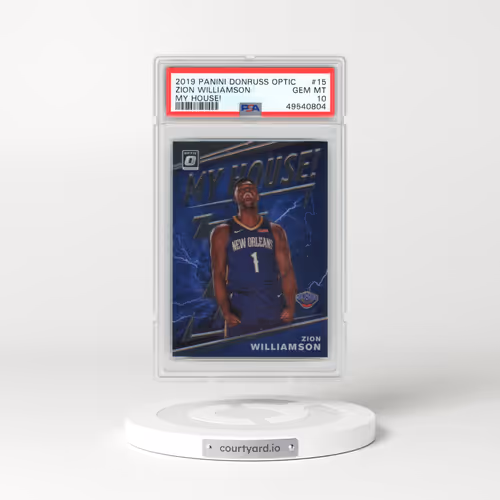 2019 Panini Donruss Optic My House! #15 Zion Williamson (PSA 10 GEM MINT)