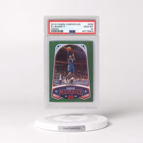 2019 Panini Chronicles #259 RJ Barrett - Green (PSA 10 GEM MINT)