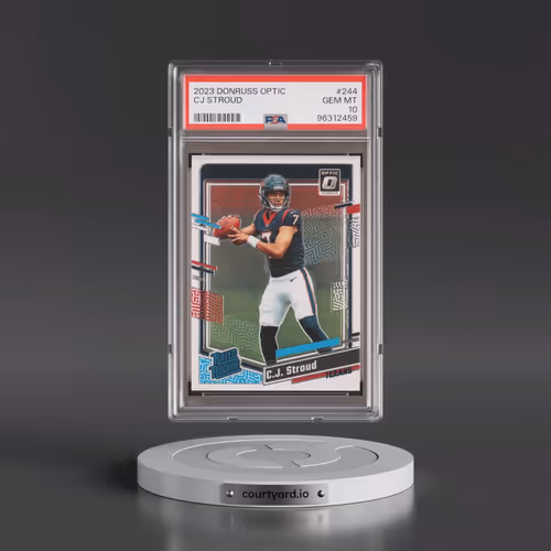 2023 Panini Donruss Optic #244 CJ Stroud (PSA 10 GEM MINT)