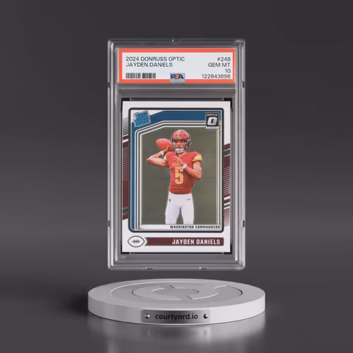2024 Panini Donruss Optic #248 Jayden Daniels (PSA 10 GEM MINT)