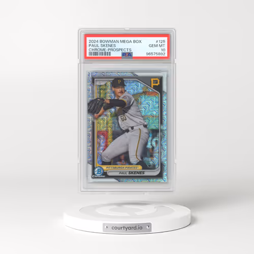 2024 Bowman Mega Box Chrome Prospects #125 Paul Skenes (PSA 10 GEM MINT)