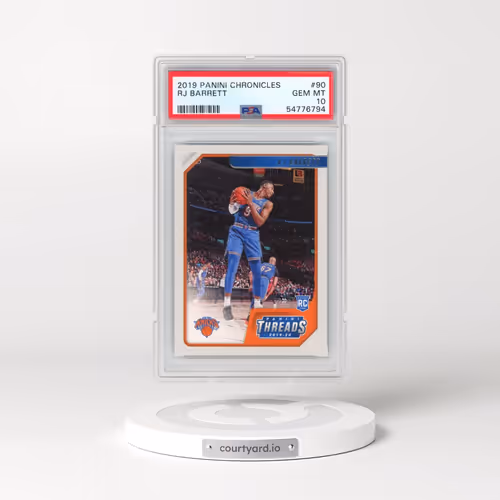 2019 Panini Chronicles #90 RJ Barrett (PSA 10 GEM MINT)