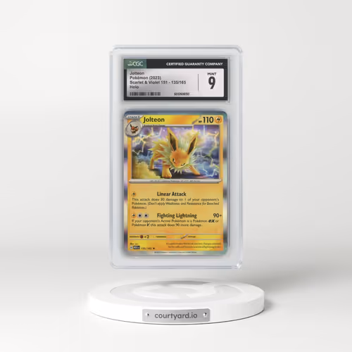 2023 Scarlet & Violet 151 - MEW EN #135/165 Jolteon - Holo (CGC 9 MINT)