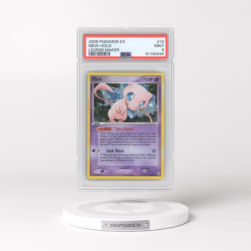 2006 EX Legend Maker #10 Mew - Holo (PSA 9 MINT)