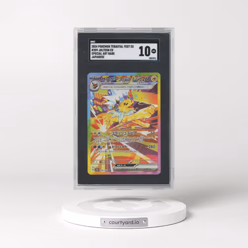 2024 Pokémon Sv8a-Terastal Fest EX #209 Jolteon EX - Holo Special Art Rare (SGC 10 GEM MINT)